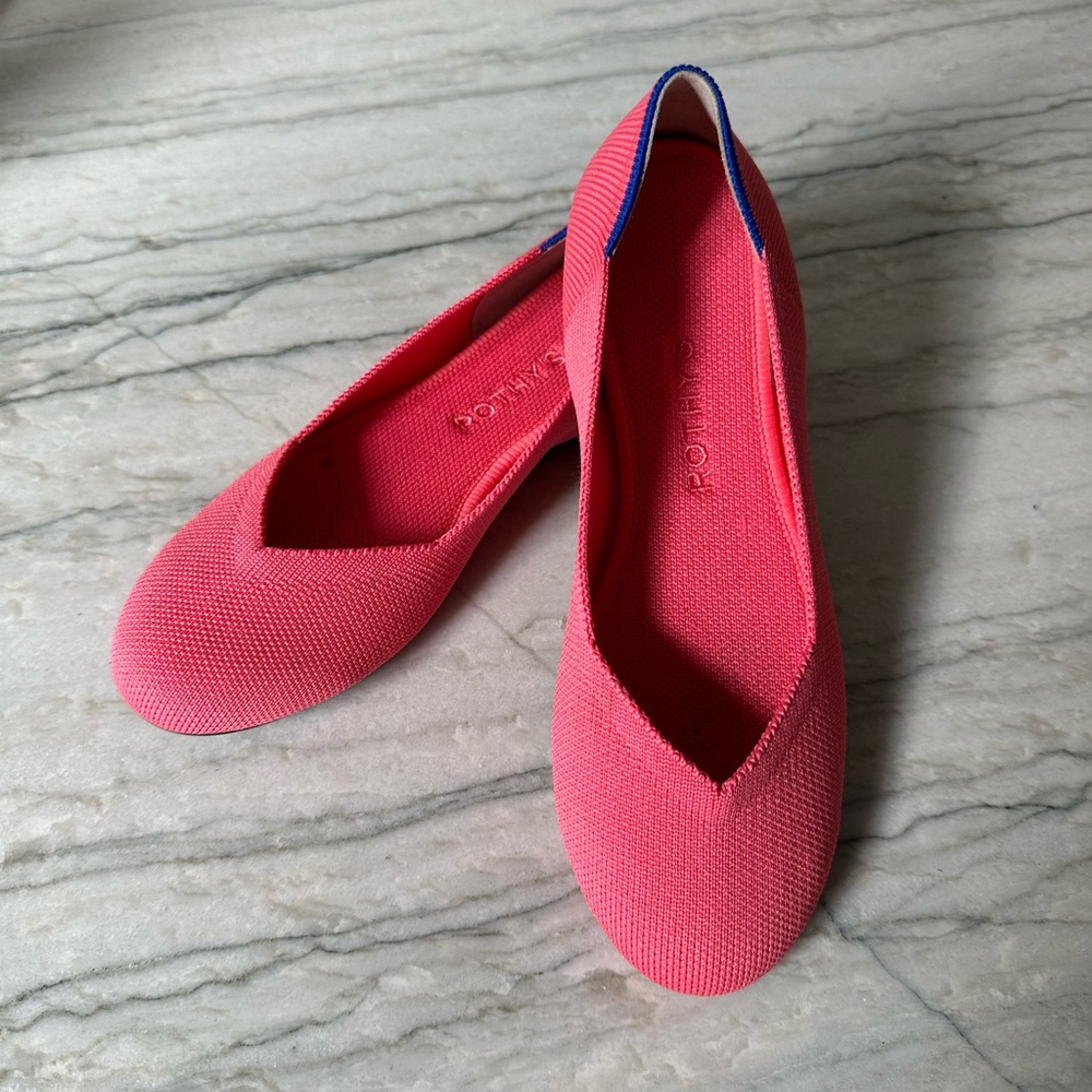 Rothy’s “The Flat” Grapefruit size 6.5